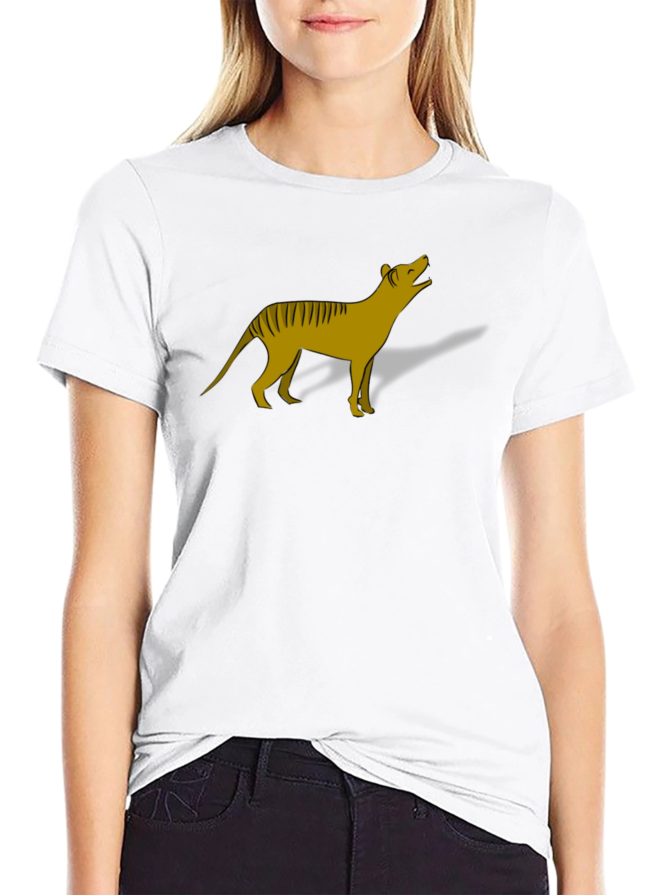 Thylacine T-Shirt - Extinct Tasmanian Tiger Tee