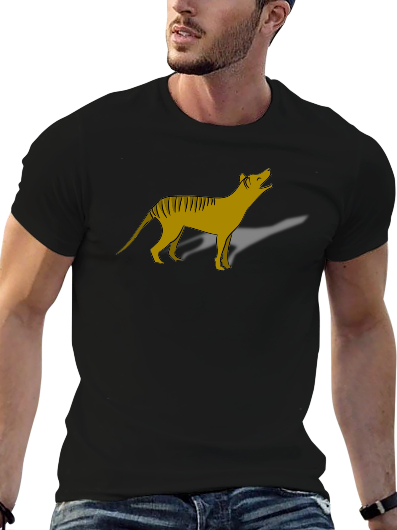 Thylacine T-Shirt - Extinct Tasmanian Tiger Tee