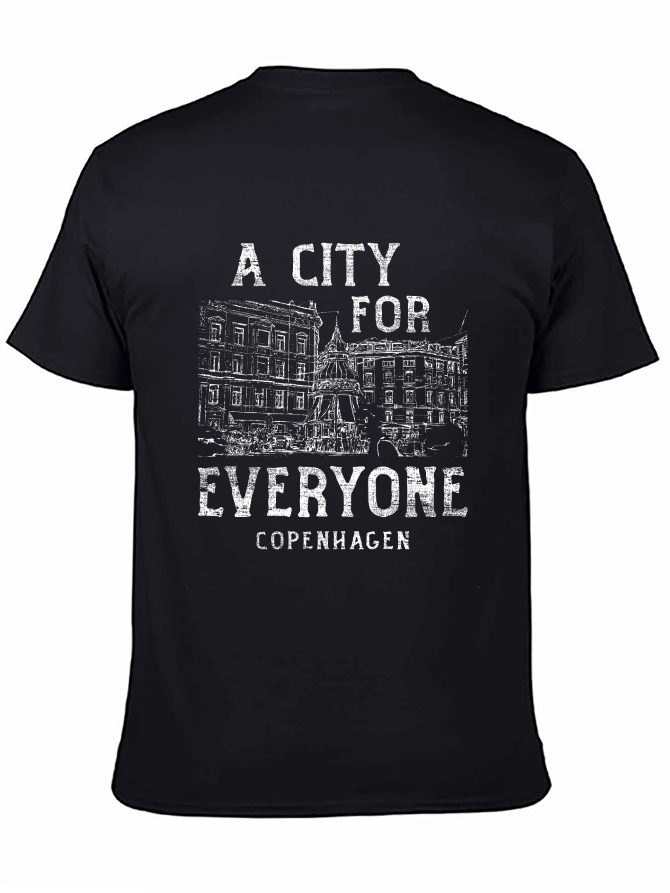 Copenhagen T-Shirt: A City for Everyone Graphic Tee