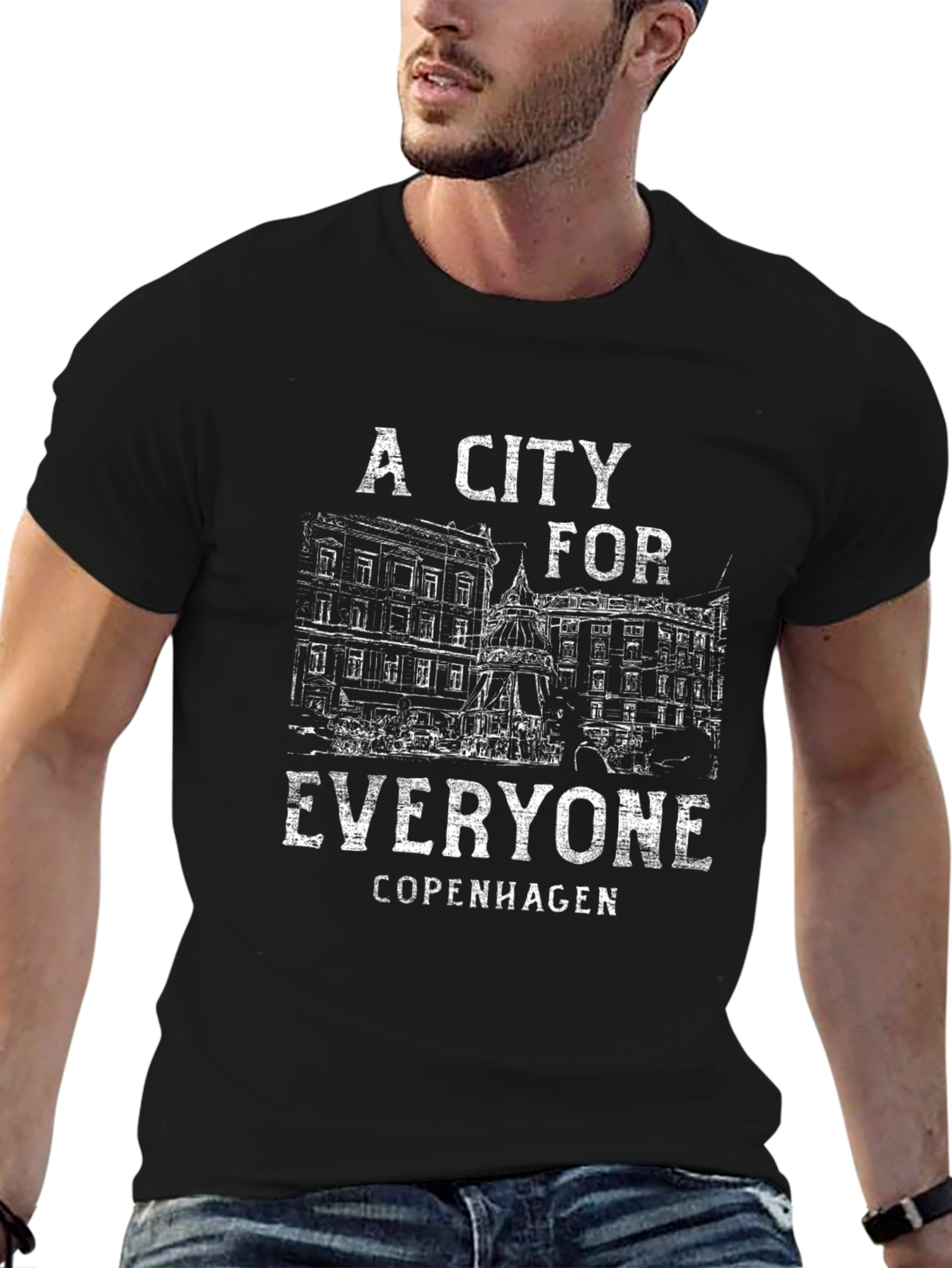 Copenhagen T-Shirt: A City for Everyone Graphic Tee