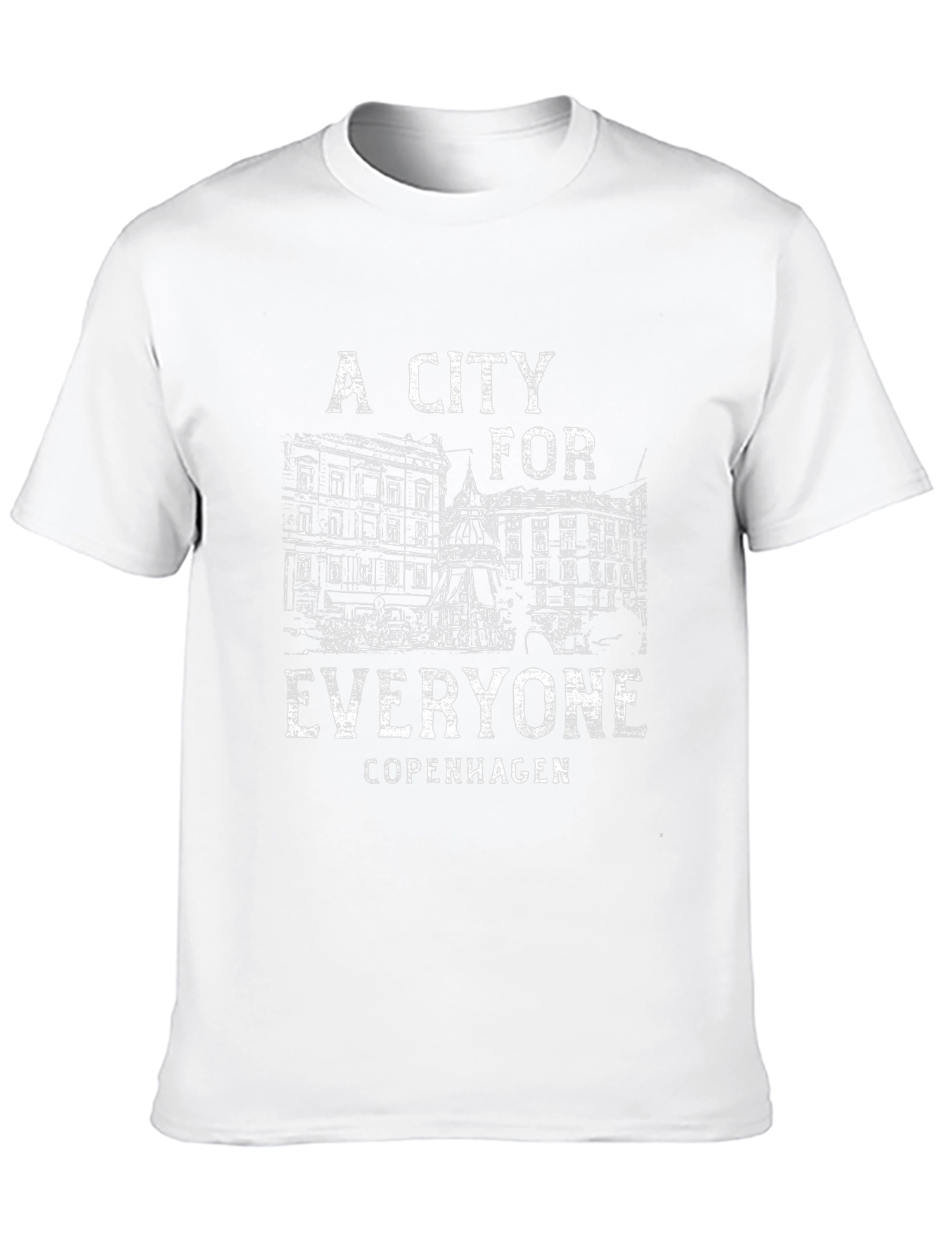 Copenhagen T-Shirt: A City for Everyone Graphic Tee