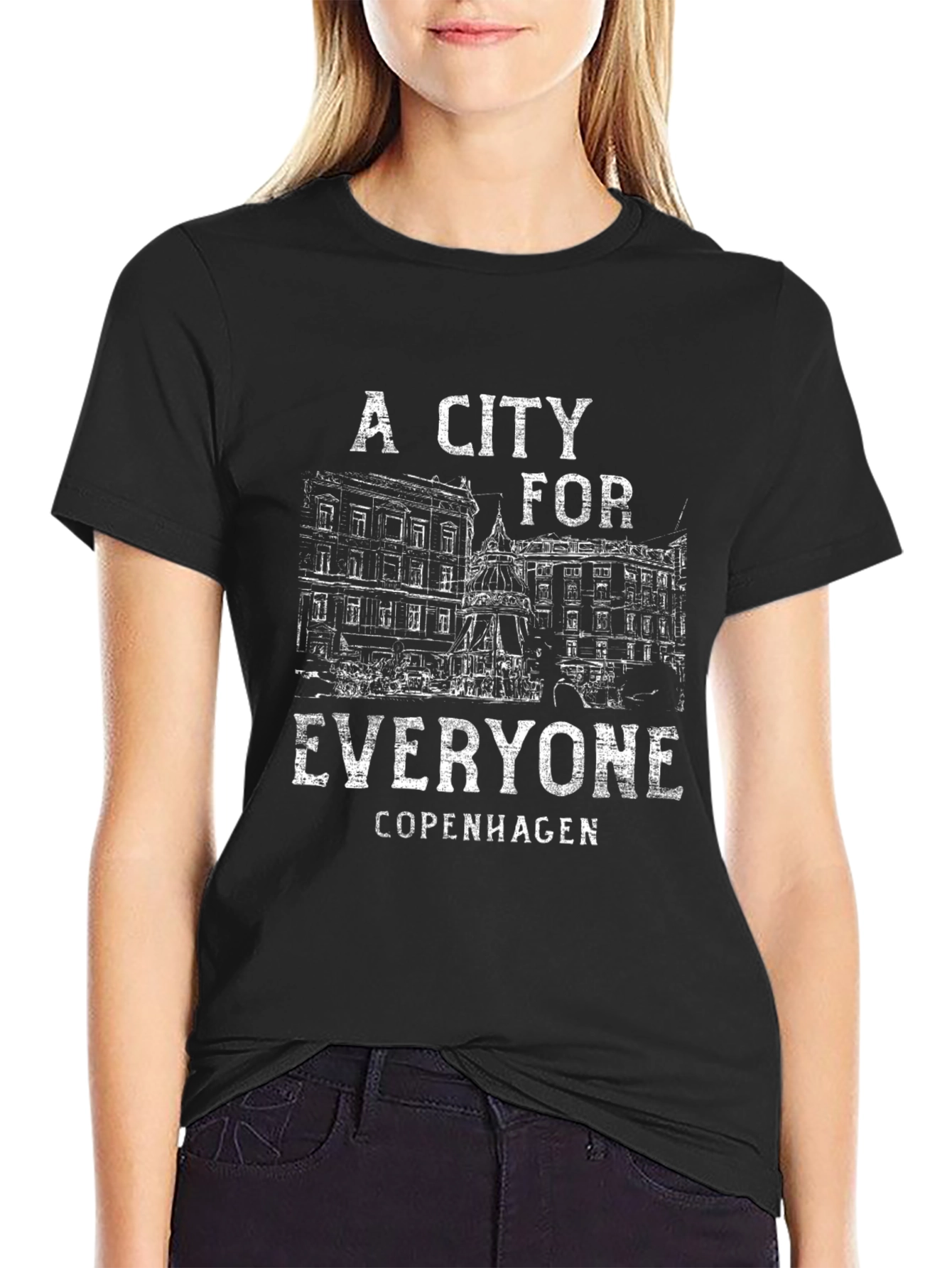 Copenhagen T-Shirt: A City for Everyone Graphic Tee