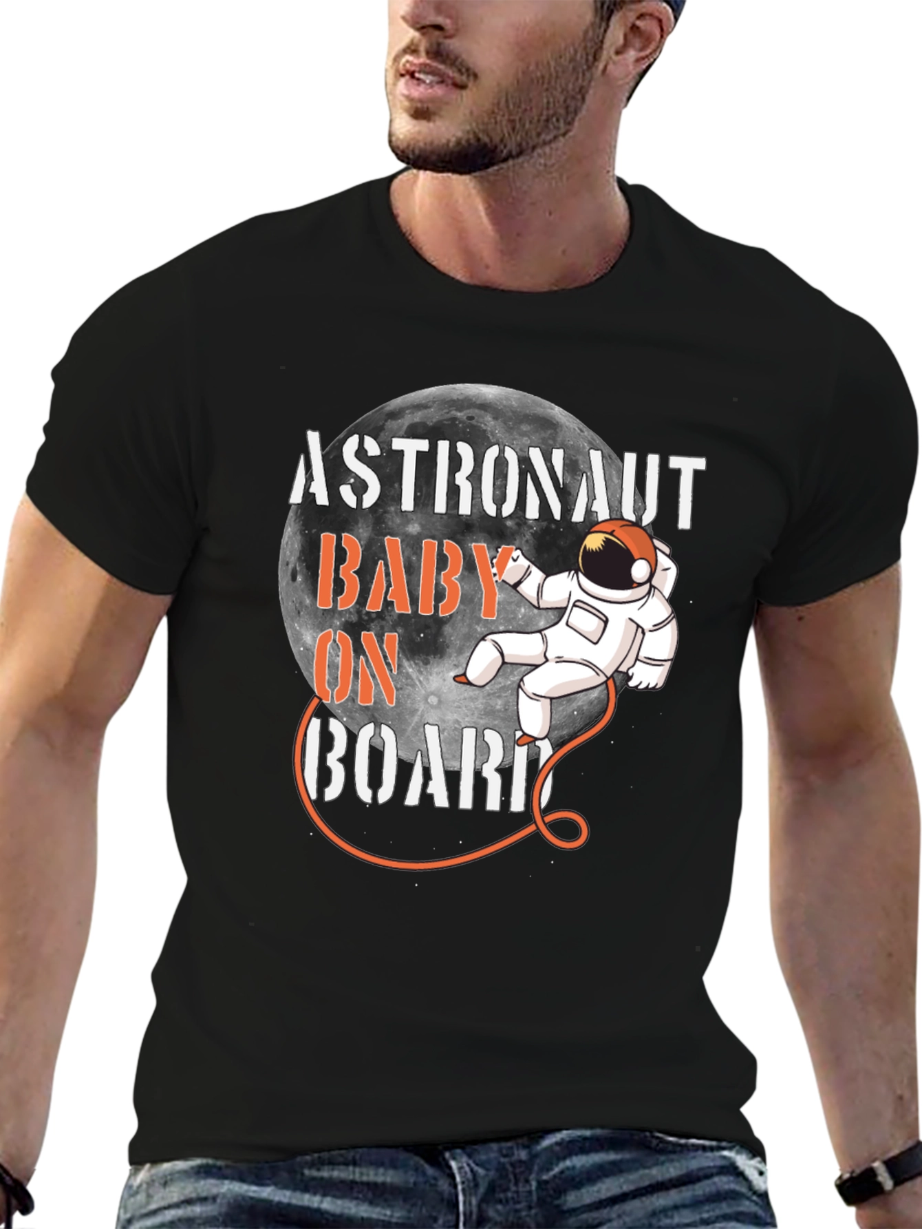 Astronaut Baby On Board Graphic Tee