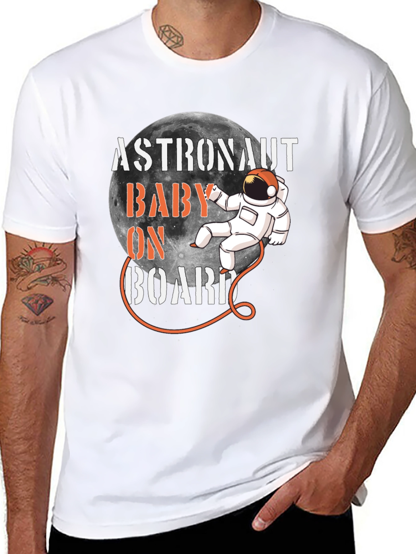Astronaut Baby On Board Graphic Tee