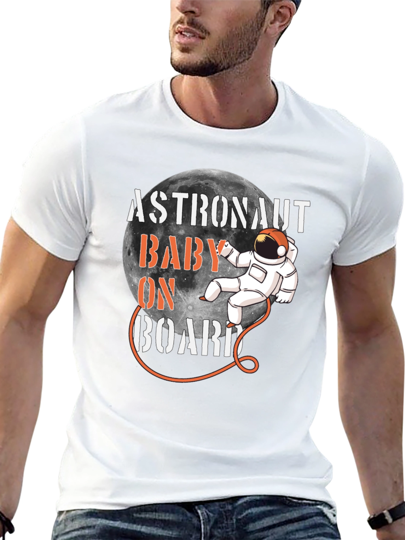 Astronaut Baby On Board Graphic Tee