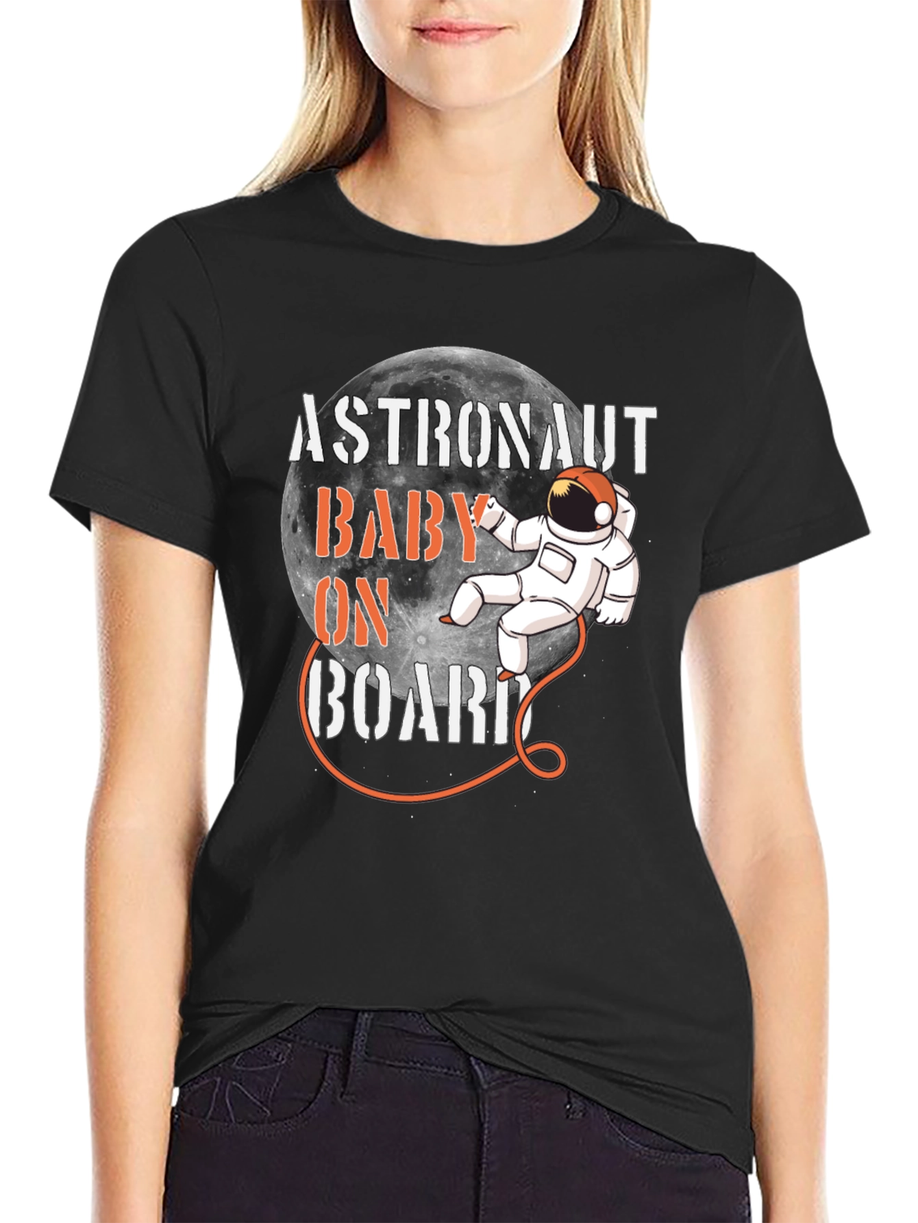Astronaut Baby On Board Graphic Tee