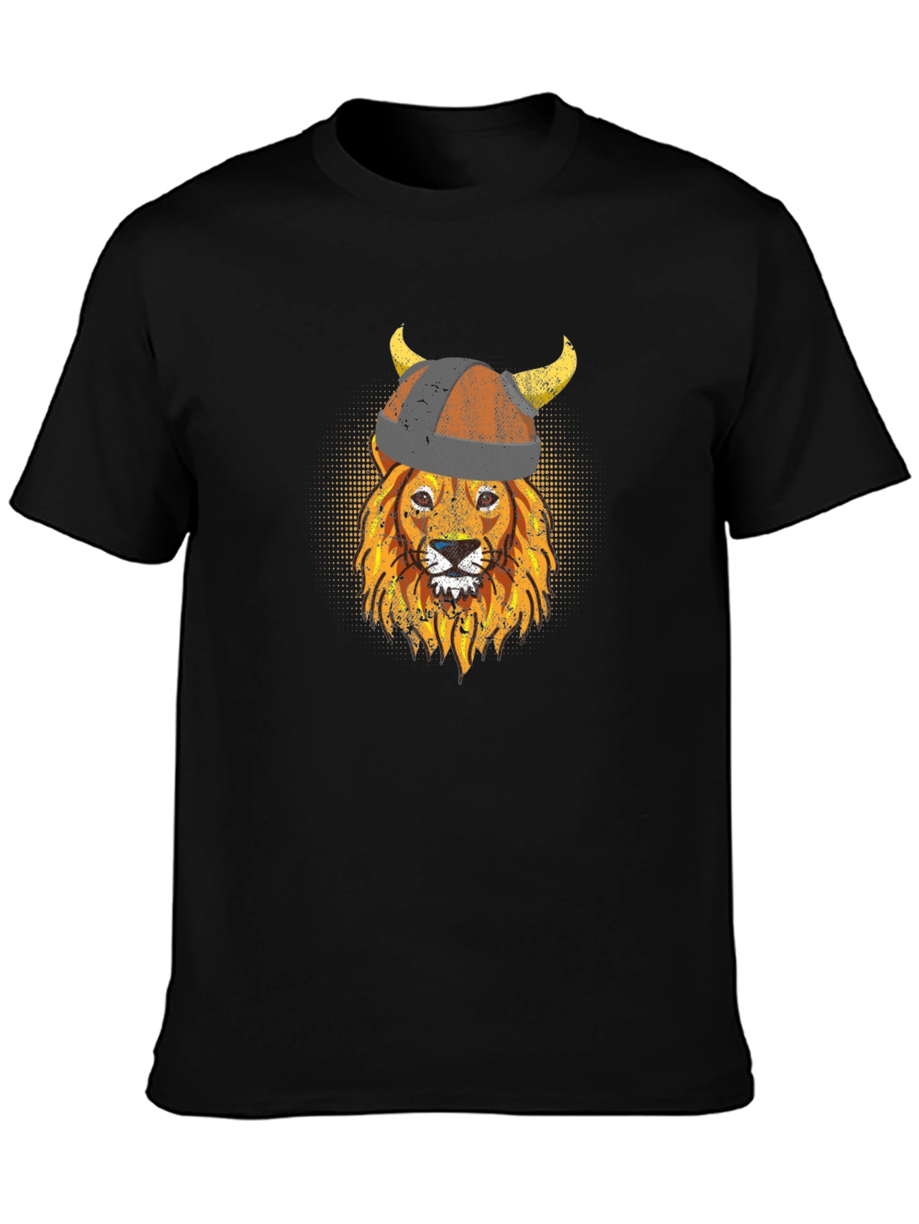 Viking Lion Graphic Tee - Black