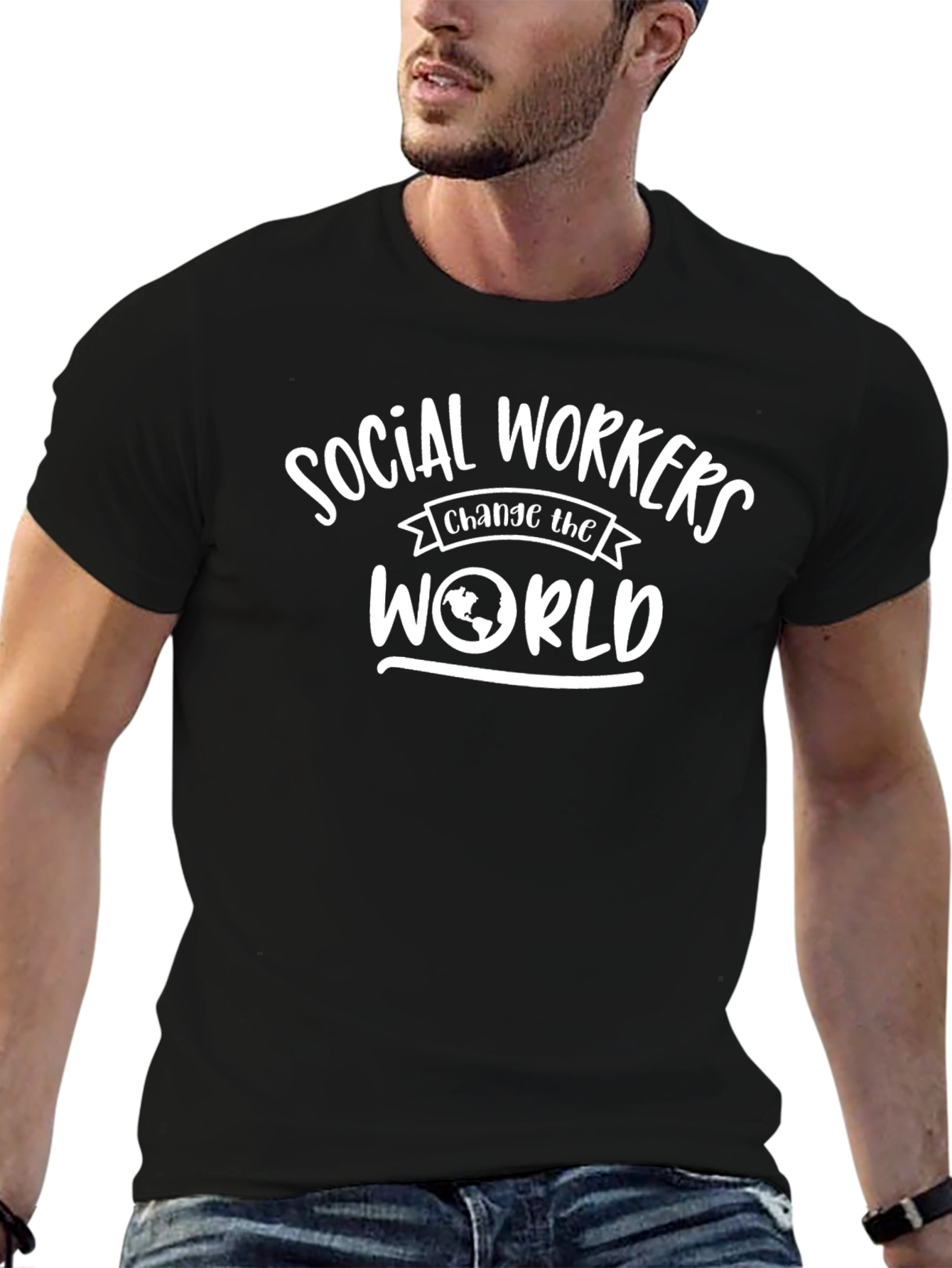 Social Workers Change the World Graphic T-Shirt