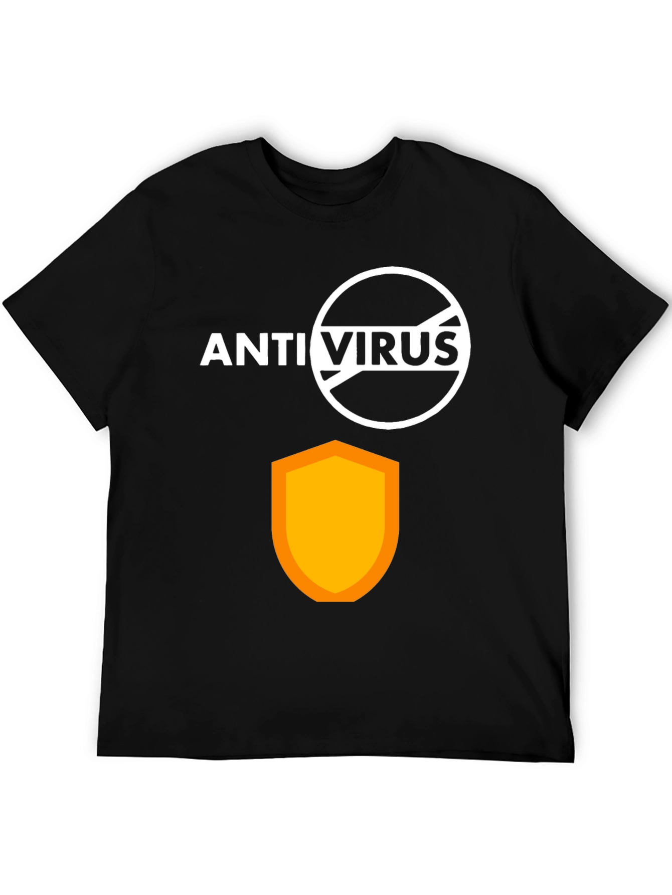 Anti Virus Protection Shield Graphic T-Shirt