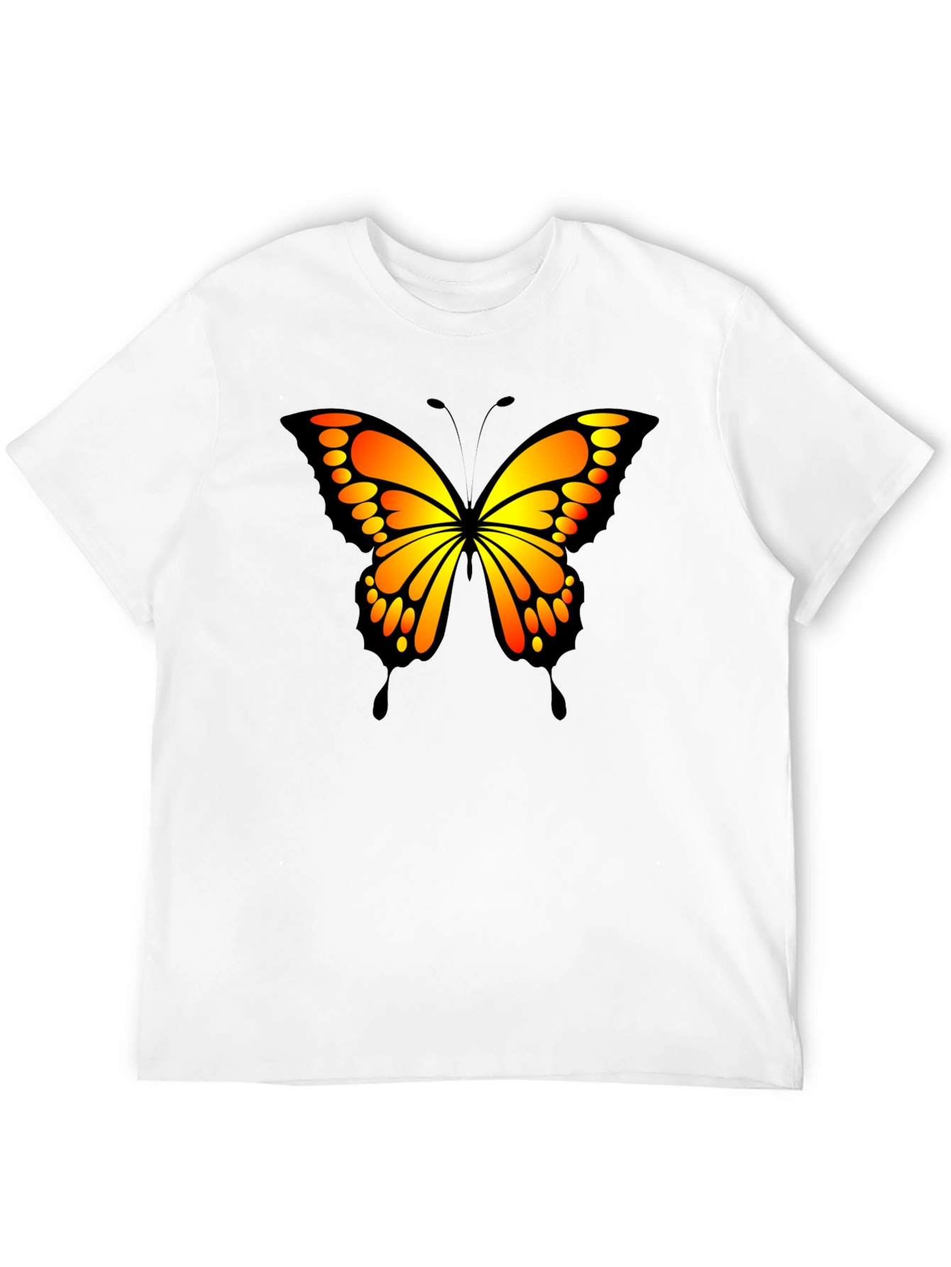Butterfly Graphic Black T-Shirt