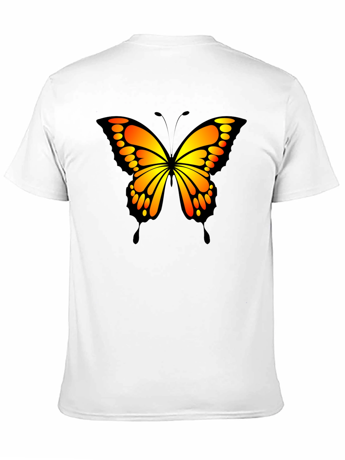 Butterfly Graphic Black T-Shirt