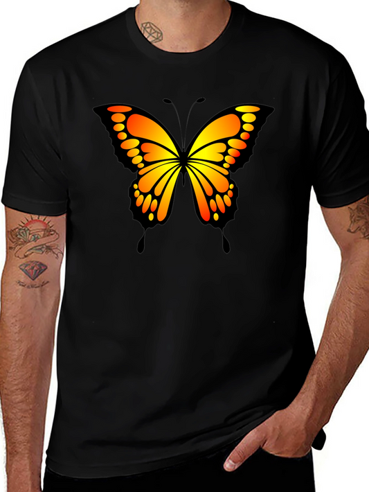 Butterfly Graphic Black T-Shirt