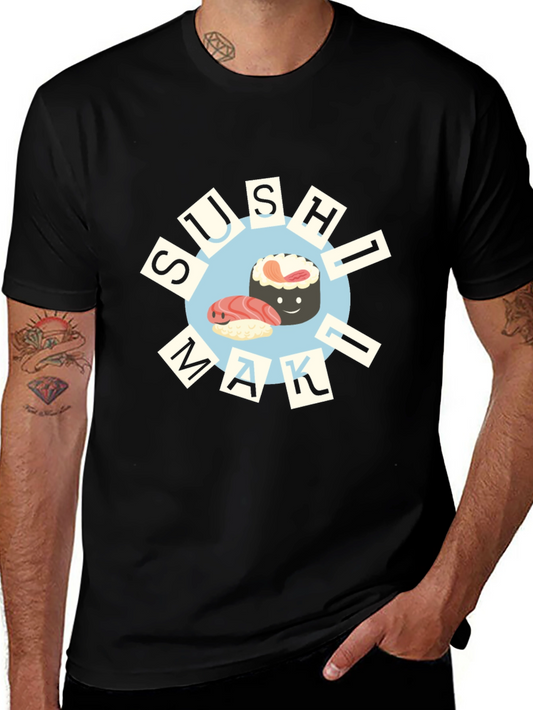 Sushi Maki T-Shirt - Cute Foodie Design