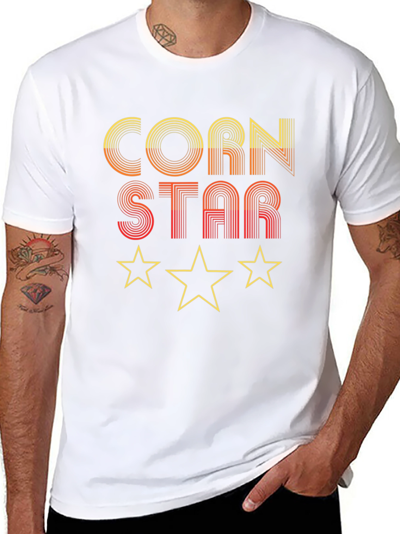 Retro Corn Star Graphic Tee