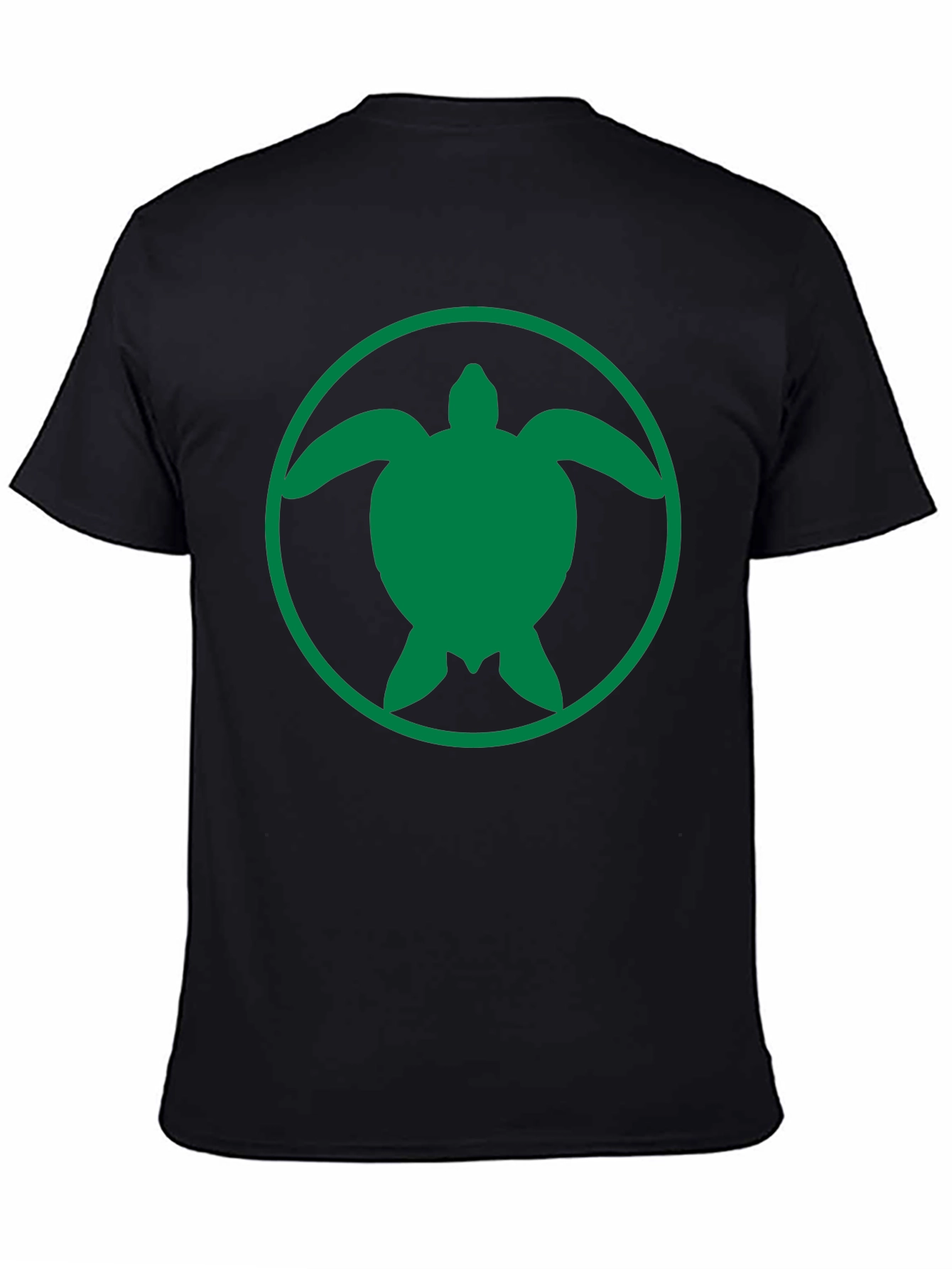 Turtle Graphic Tee - Black Casual Shirt