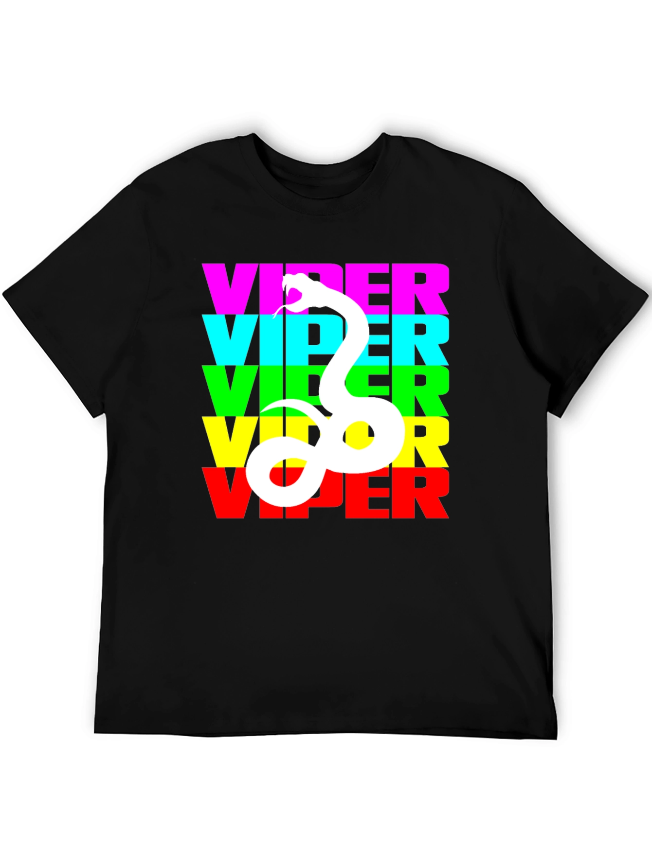 Viper Graphic Tee - Bold Snake Design