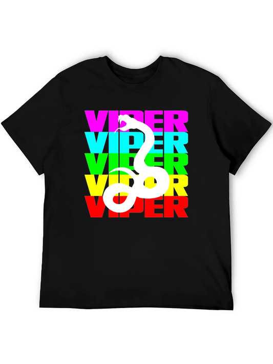 Viper Graphic Tee - Bold Snake Design