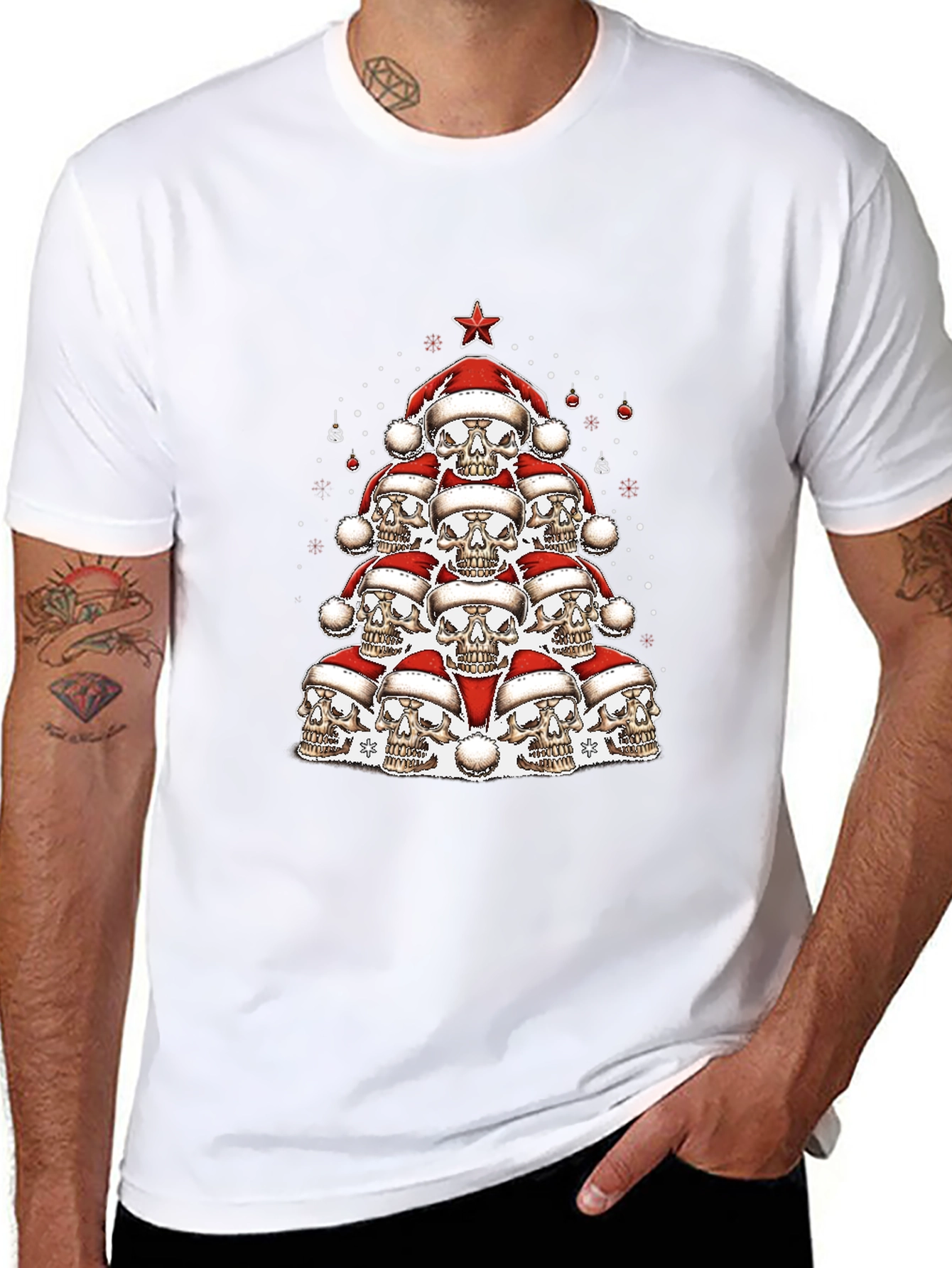Skull Christmas Tree T-Shirt