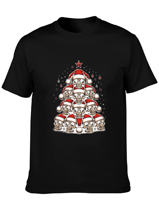 Skull Christmas Tree T-Shirt