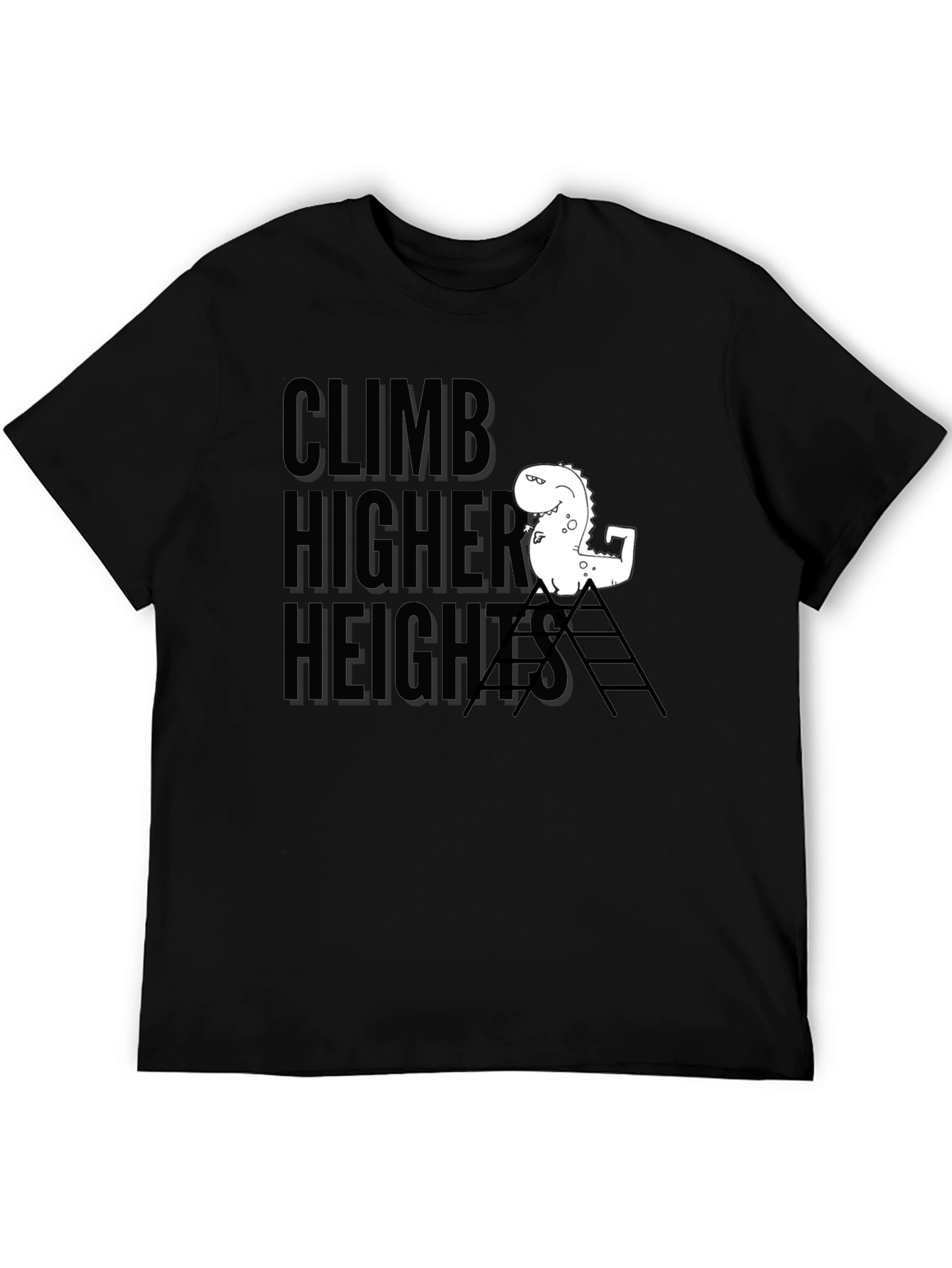 Climb Higher Heights Dino Graphic Tee