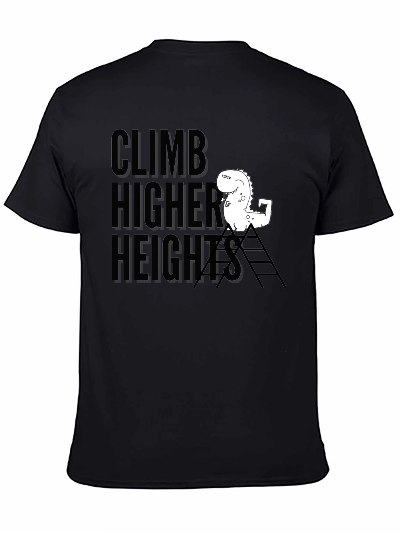 Climb Higher Heights Dino Graphic Tee