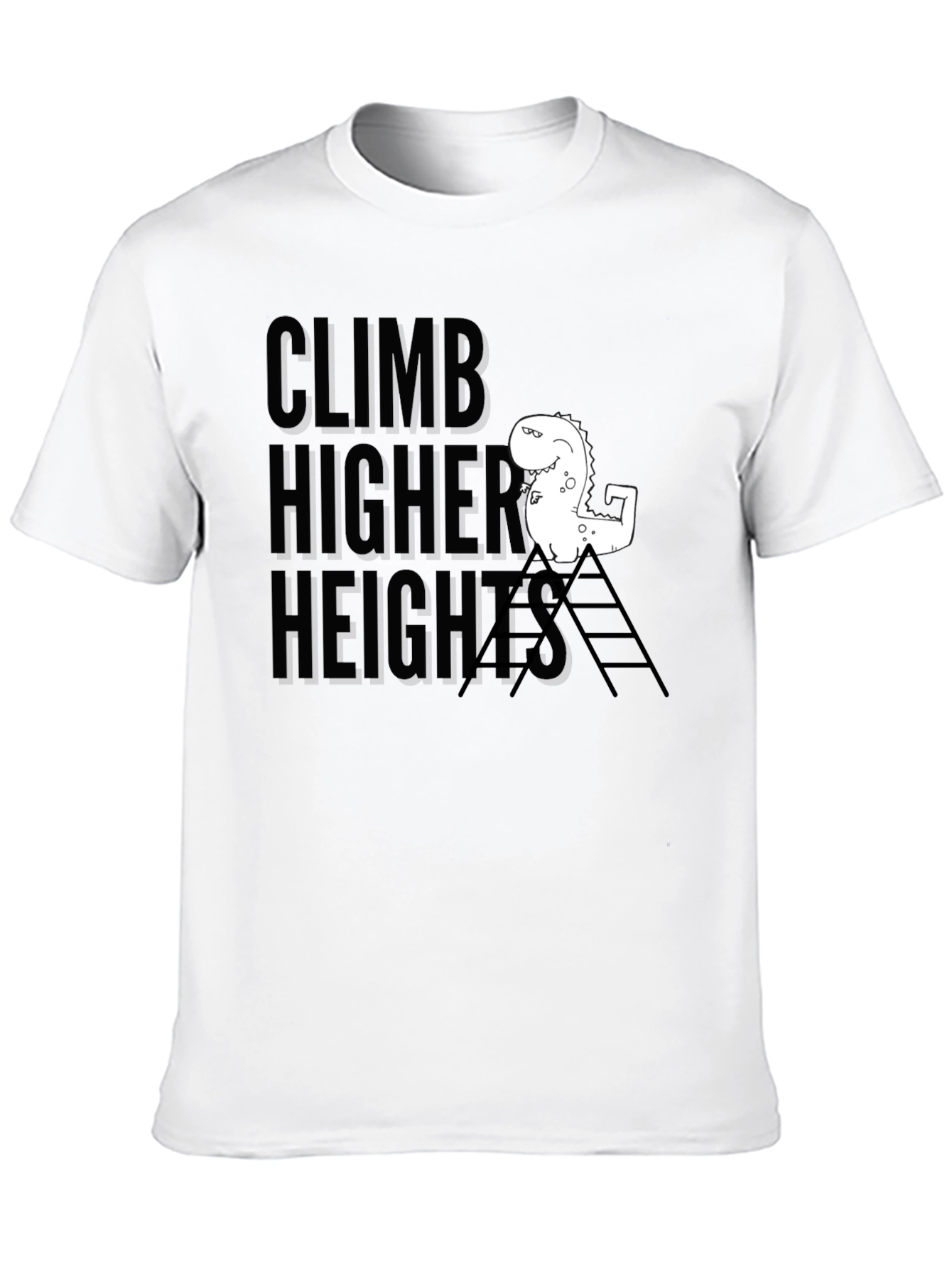 Climb Higher Heights Dino Graphic Tee