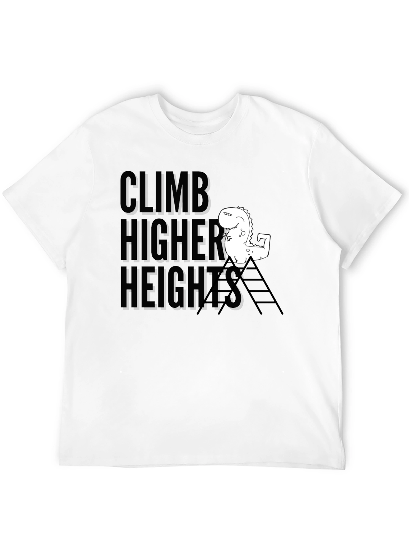 Climb Higher Heights Dino Graphic Tee