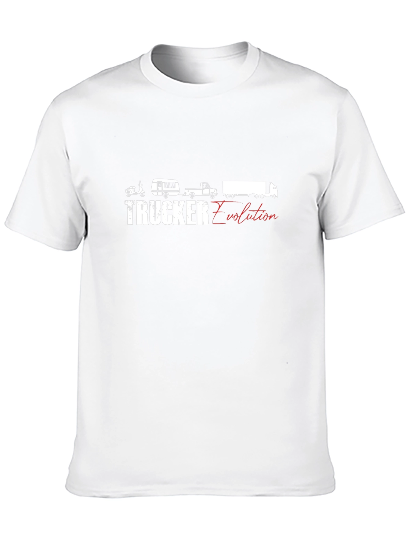 Trucker Evolution Black T-Shirt