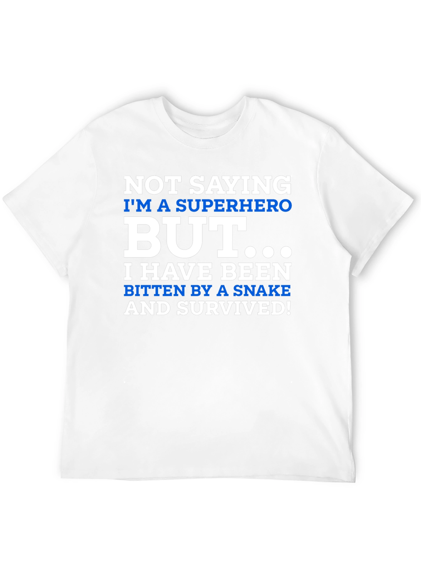 Superhero Snake Bite Survivor Novelty T-Shirt