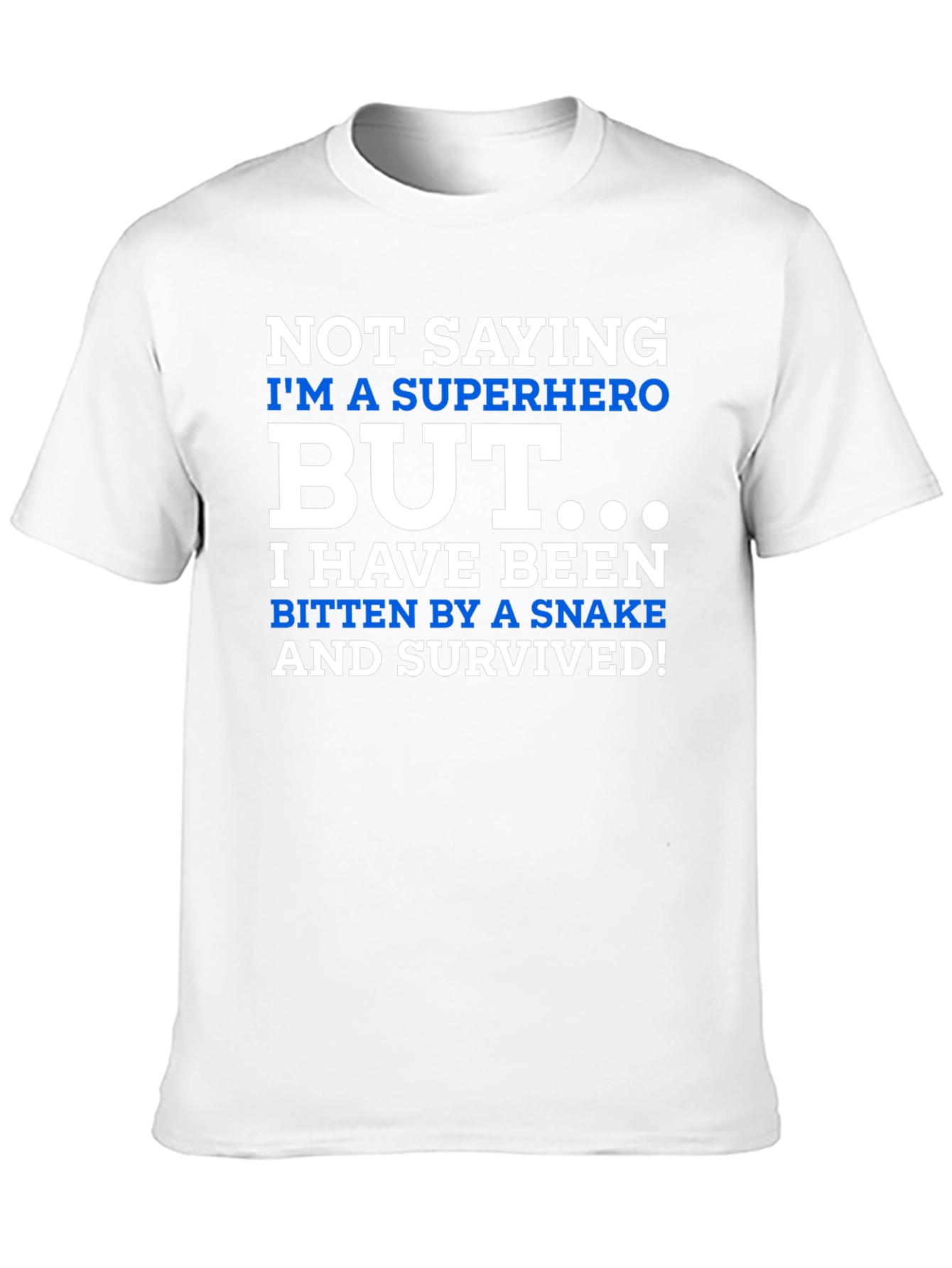 Superhero Snake Bite Survivor Novelty T-Shirt