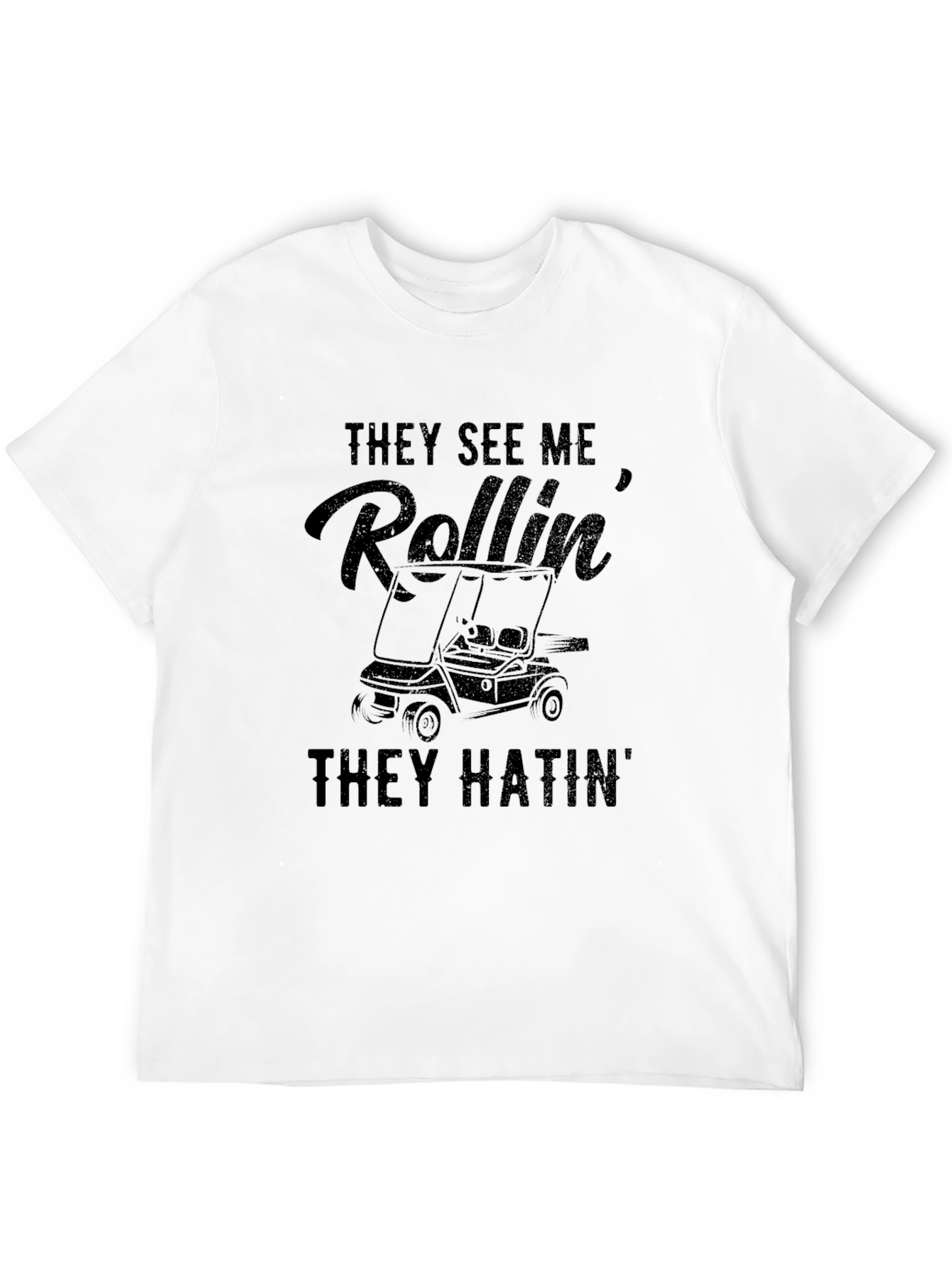 They See Me Rollin Black T-Shirt