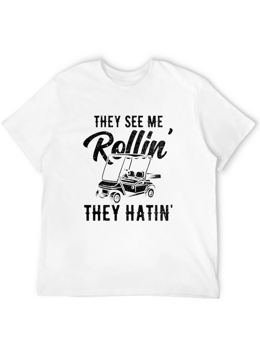 They See Me Rollin Black T-Shirt