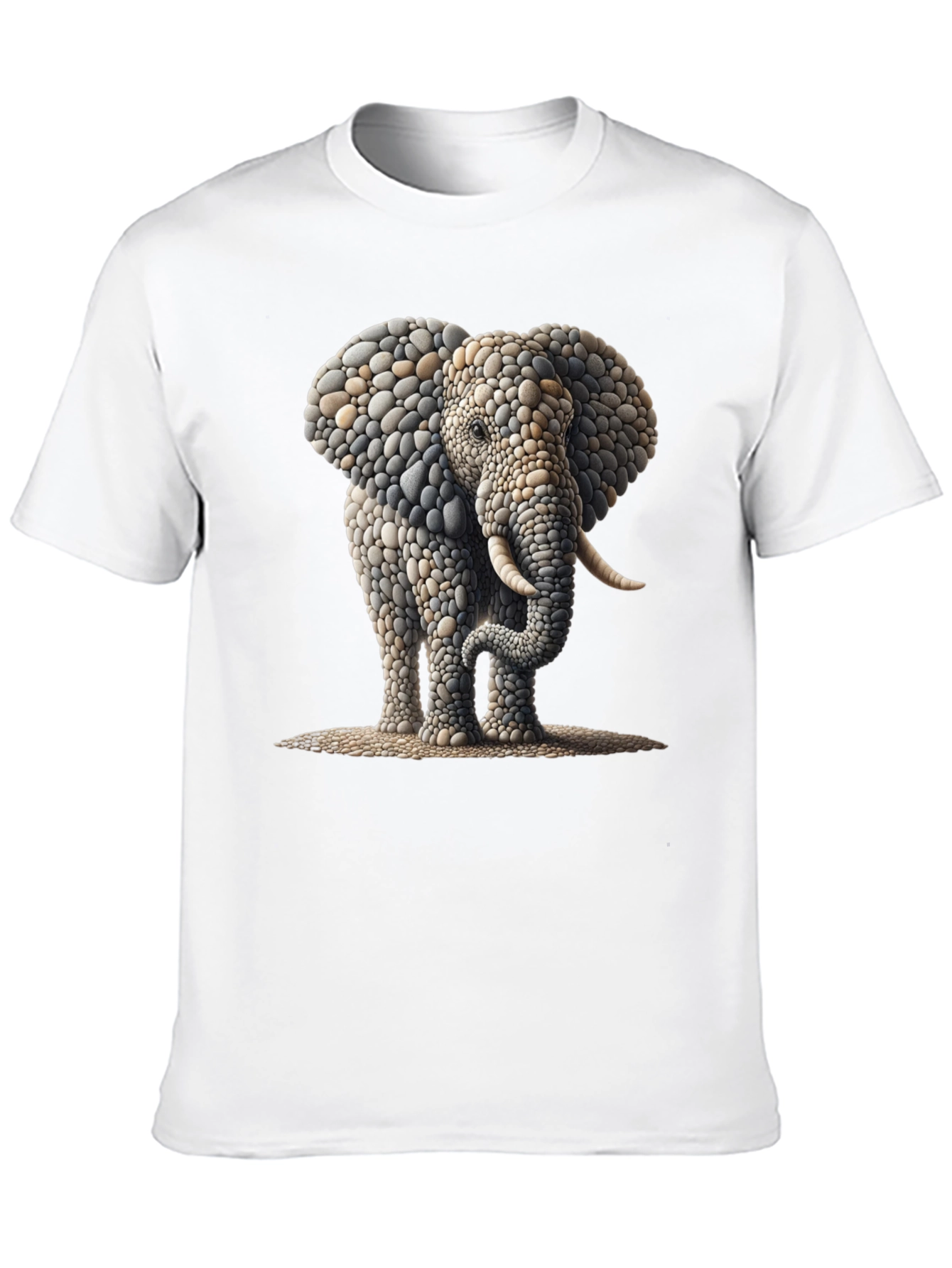 Stone Elephant Graphic Tee - Unique Design