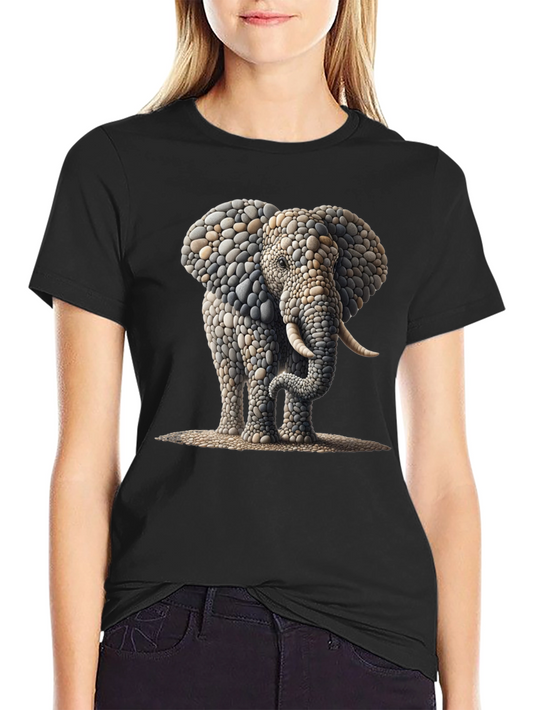 Stone Elephant Graphic Tee - Unique Design