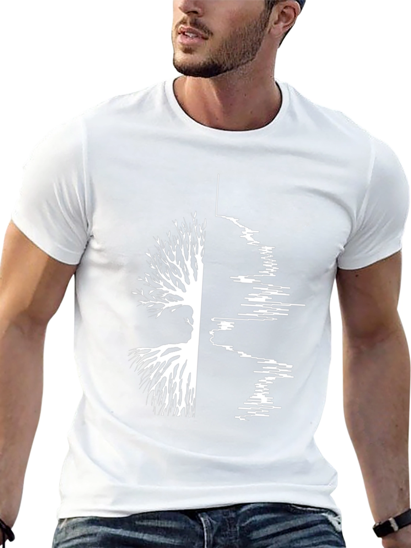 Tree Line Graphic Tee - Modern Menswear