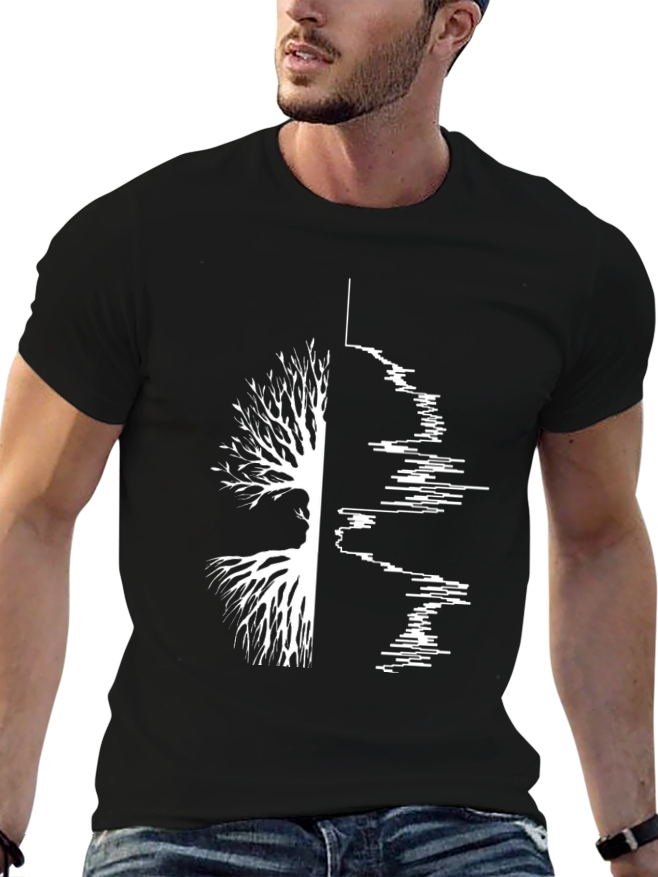 Tree Line Graphic Tee - Modern Menswear