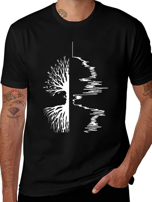 Tree Line Graphic Tee - Modern Menswear