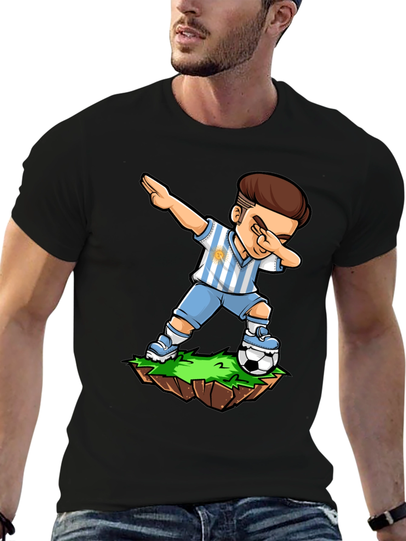 Argentina Soccer Dab T-Shirt