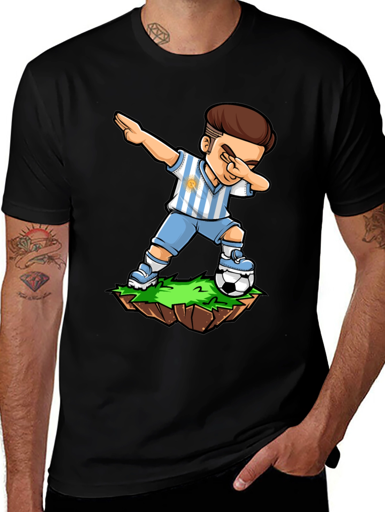 Argentina Soccer Dab T-Shirt