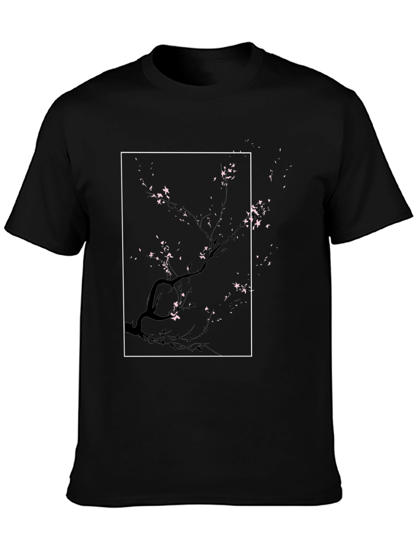 Sakura Tree Graphic Tee - Modern Japanese Style