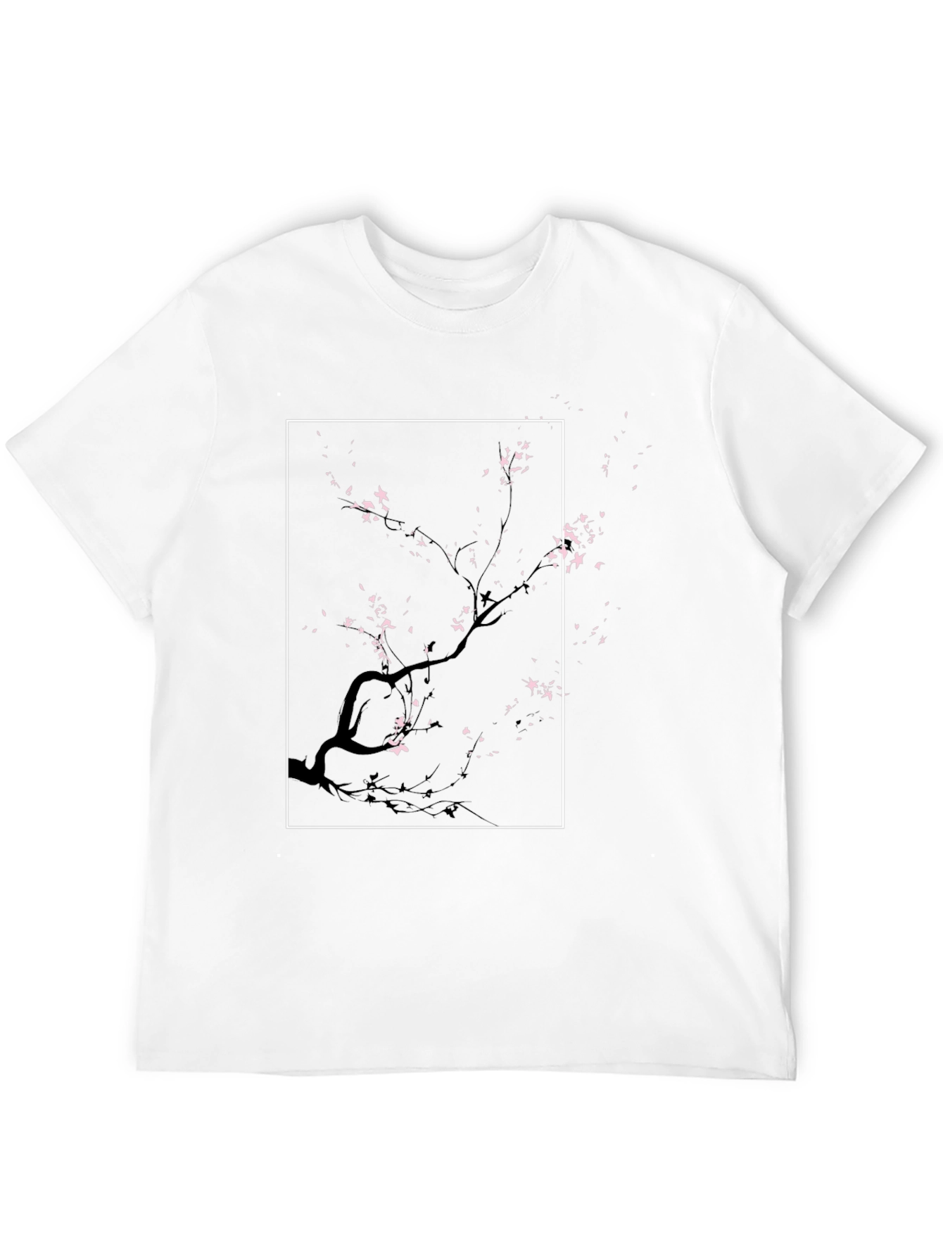 Sakura Tree Graphic Tee - Modern Japanese Style