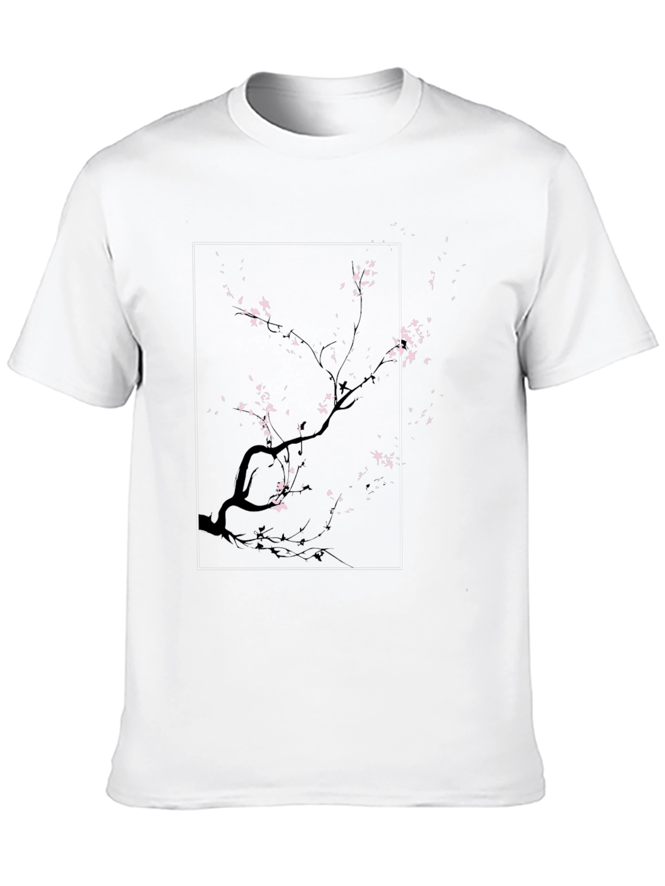 Sakura Tree Graphic Tee - Modern Japanese Style