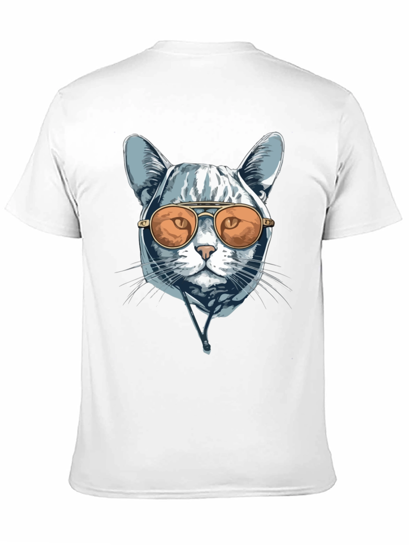 Cool Cat Tee - Aviator Sunglasses Graphic T-Shirt