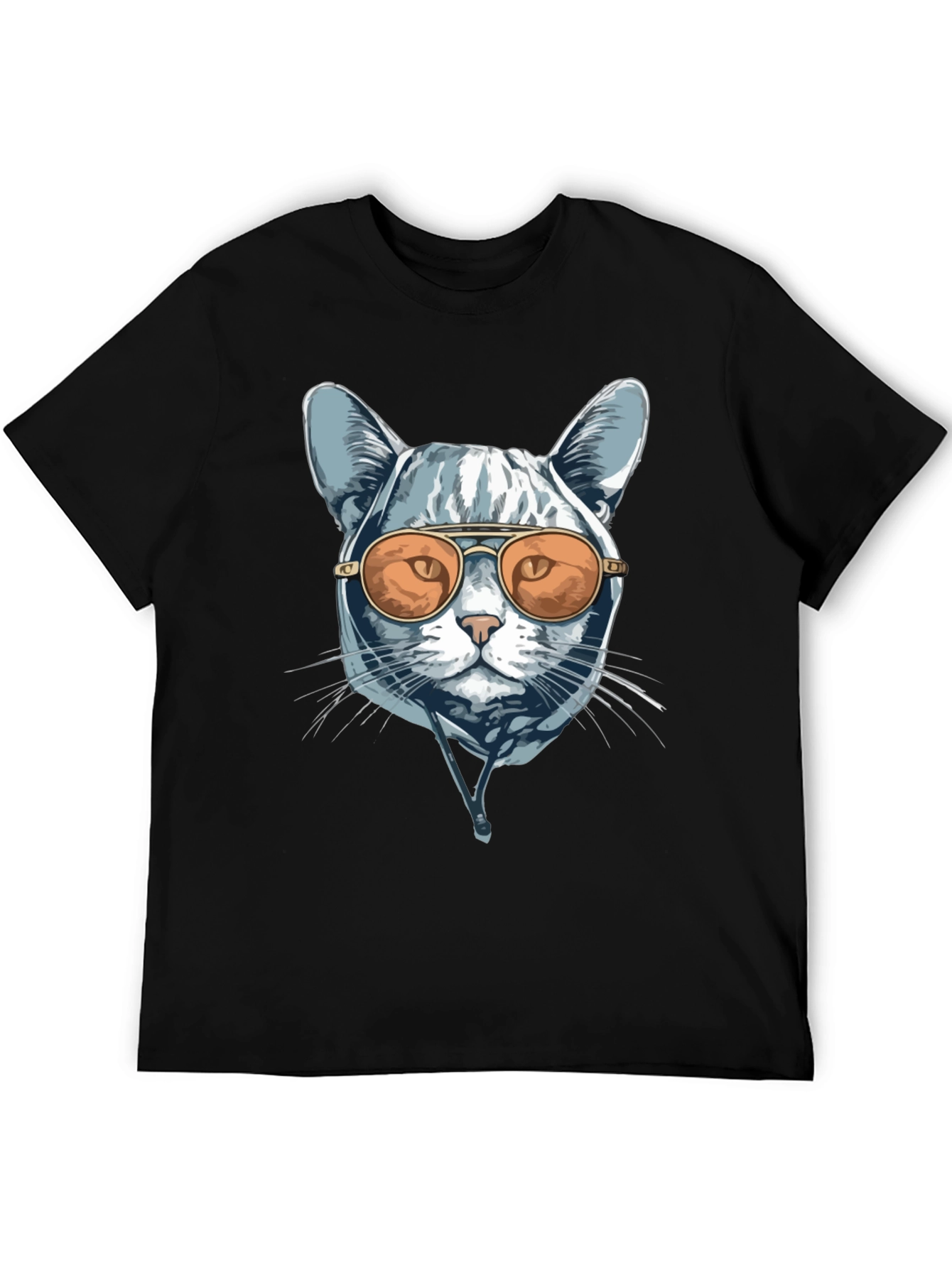 Cool Cat Tee - Aviator Sunglasses Graphic T-Shirt