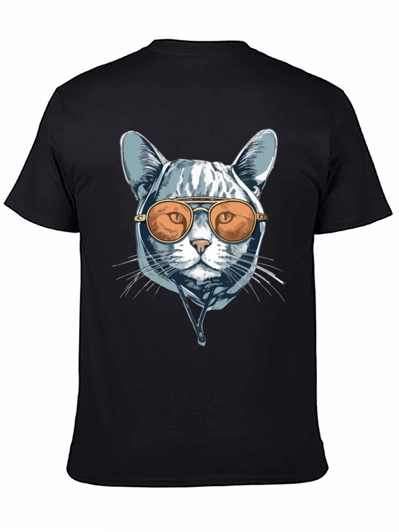 Cool Cat Tee - Aviator Sunglasses Graphic T-Shirt