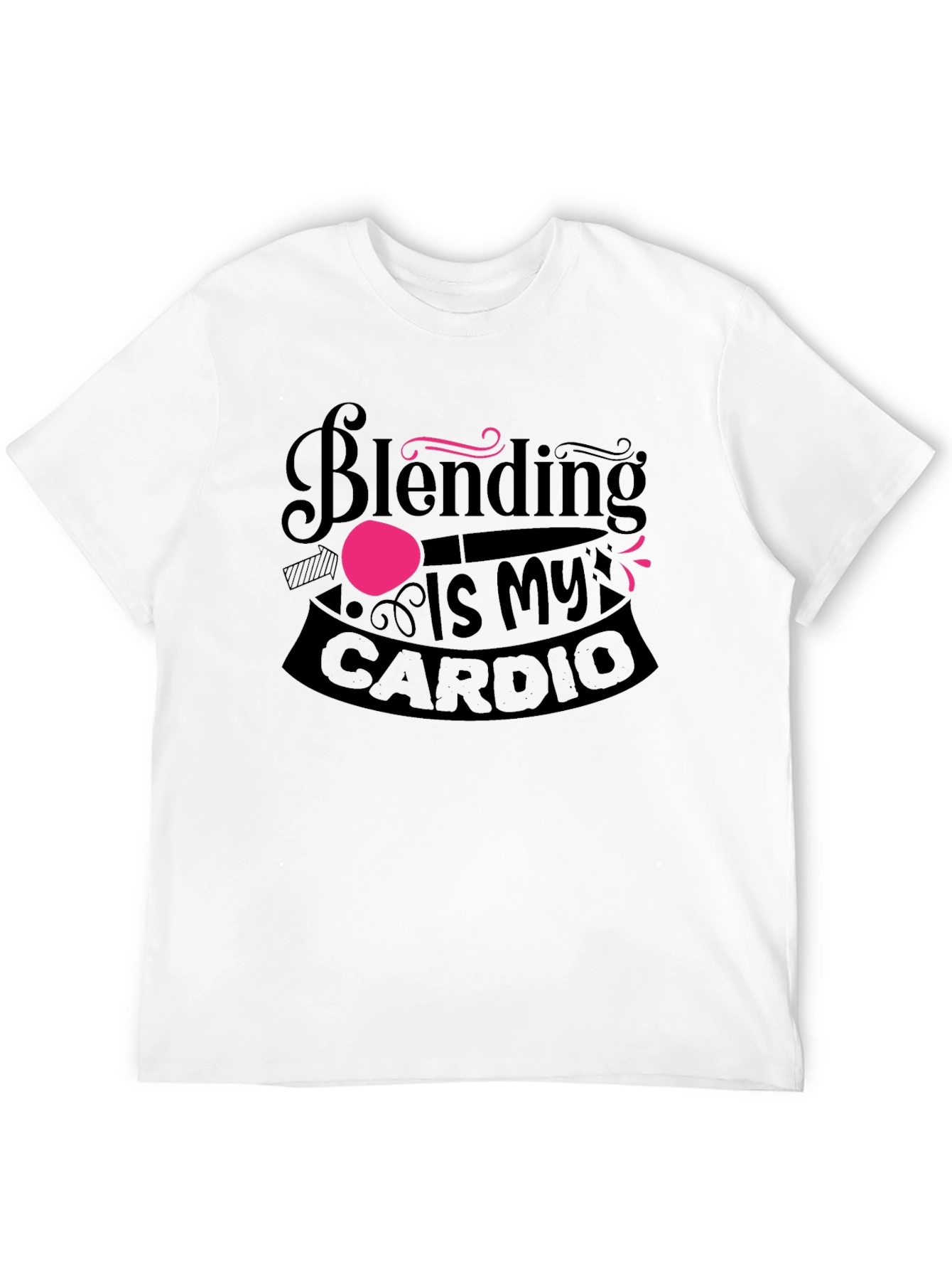 Blending Is My Cardio Funny Workout T-Shirt