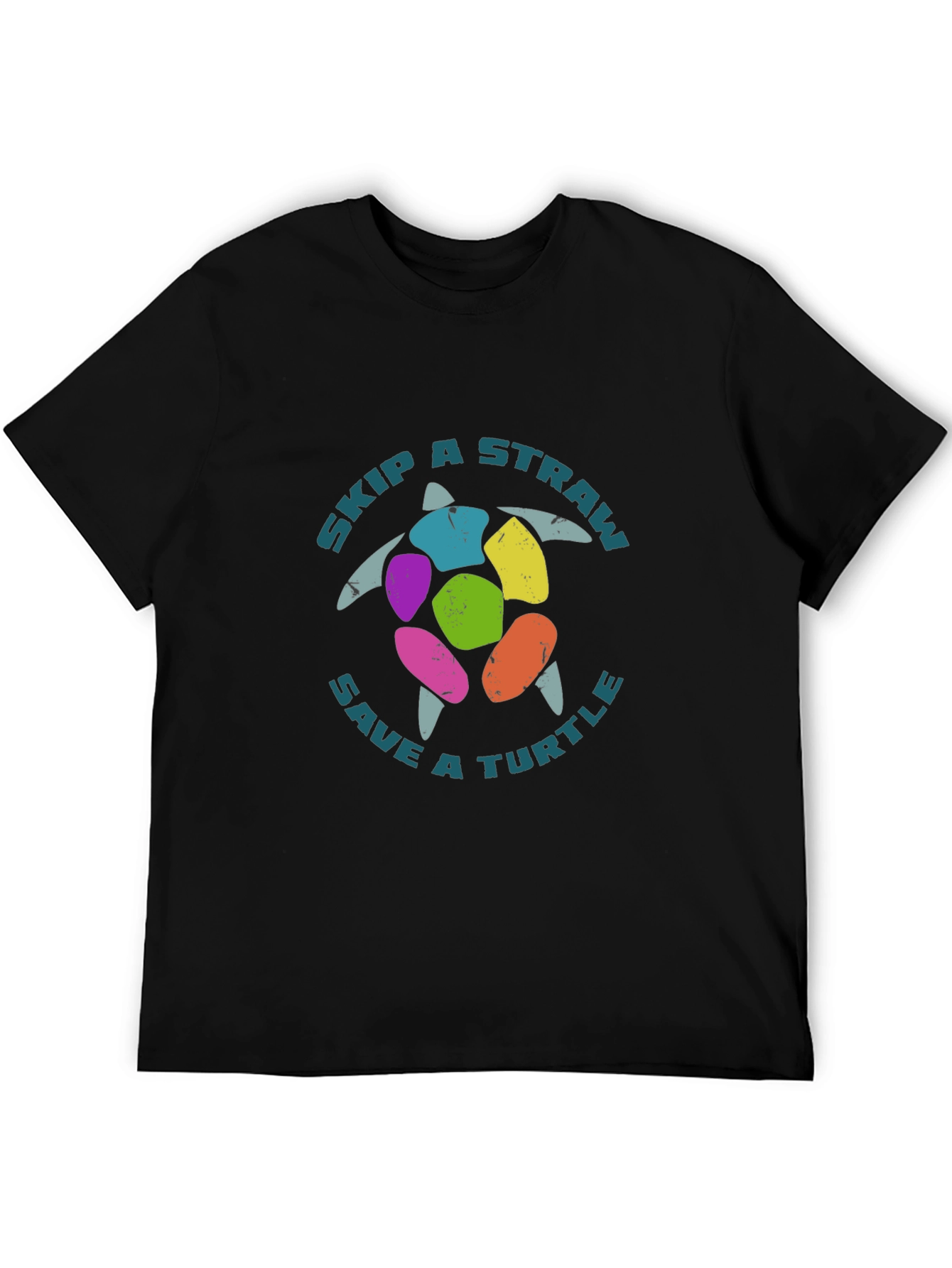 Skip a Straw Save a Turtle Graphic Tee