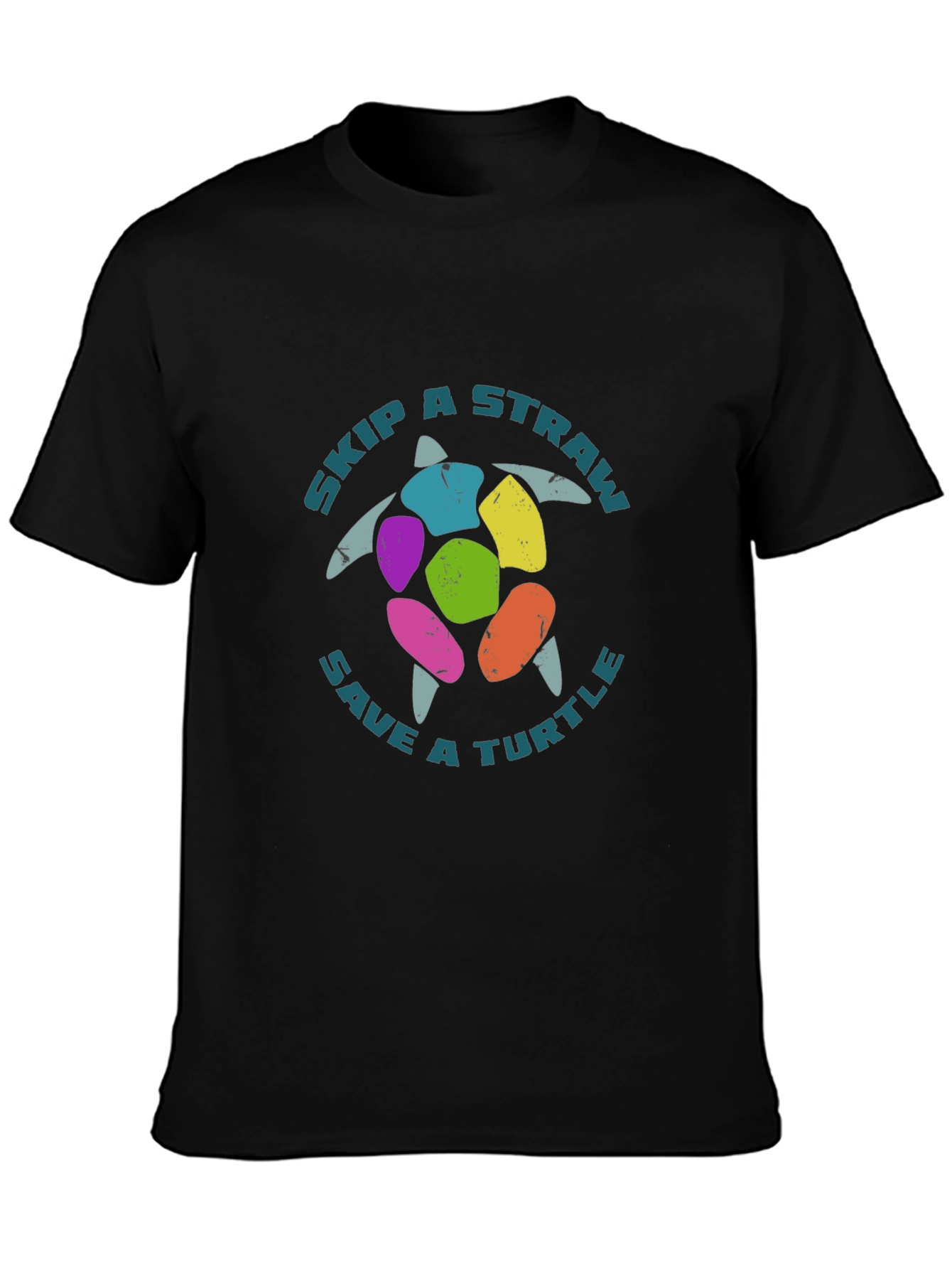 Skip a Straw Save a Turtle Graphic Tee