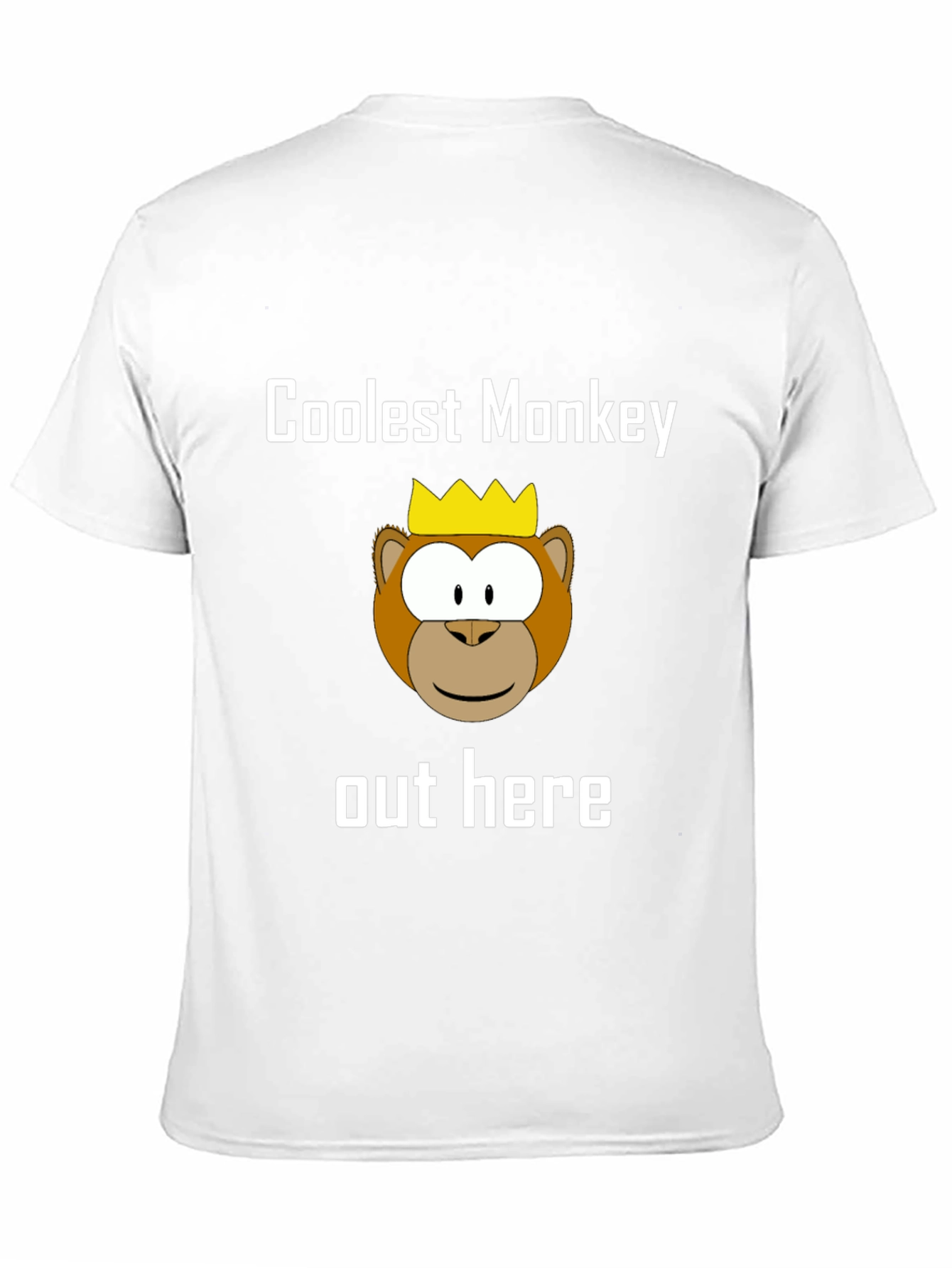 Coolest Monkey Graphic Tee - Black
