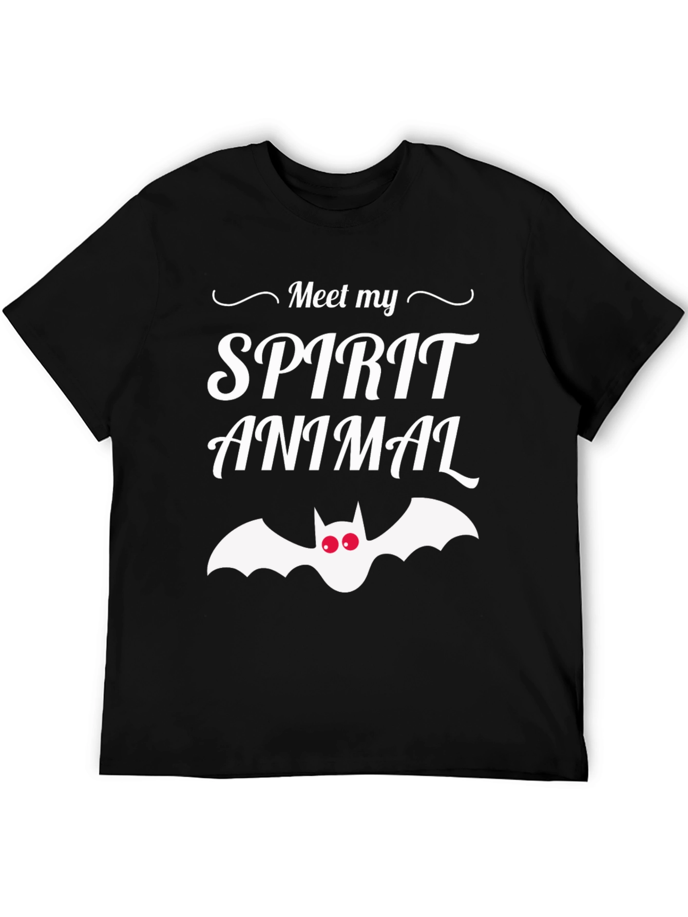 Spirit Animal Bat Graphic Tee - Halloween Shirt